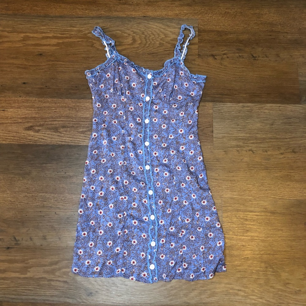 Blue w/ floral dress